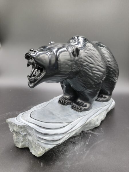 Chlorite Grizzly Bear 13L x 5.5W x 9H inches, 28.4 Lbs