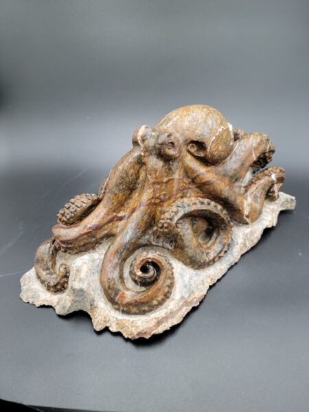 Serpentine Octopus Sculpture 13L x 7W x 6H inches, 16.4 Lbs pic7.